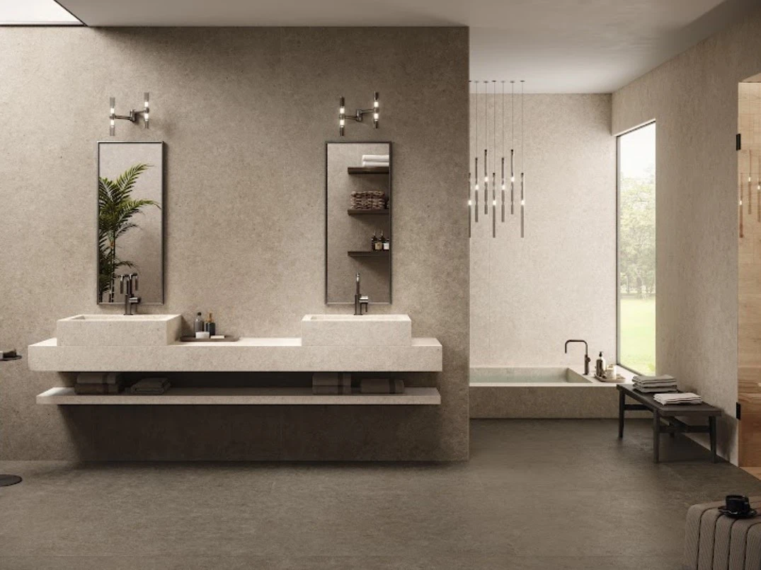 Keramische Tegel Boost Stone Clay 2 x 60 cm (20 x 600 mm) - Lengte 120 cm - Afbeelding 3